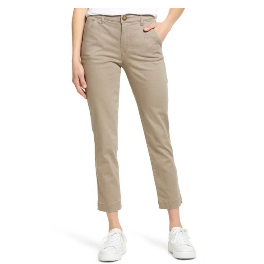 Wit & Wisdom Beige Cropped Ankle Pants EUC - Picture 2 of 5